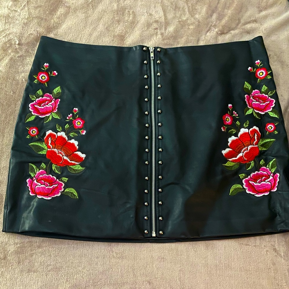 Pleather Mini Skirt  (BUNDLE & SAVE 15% OFF)